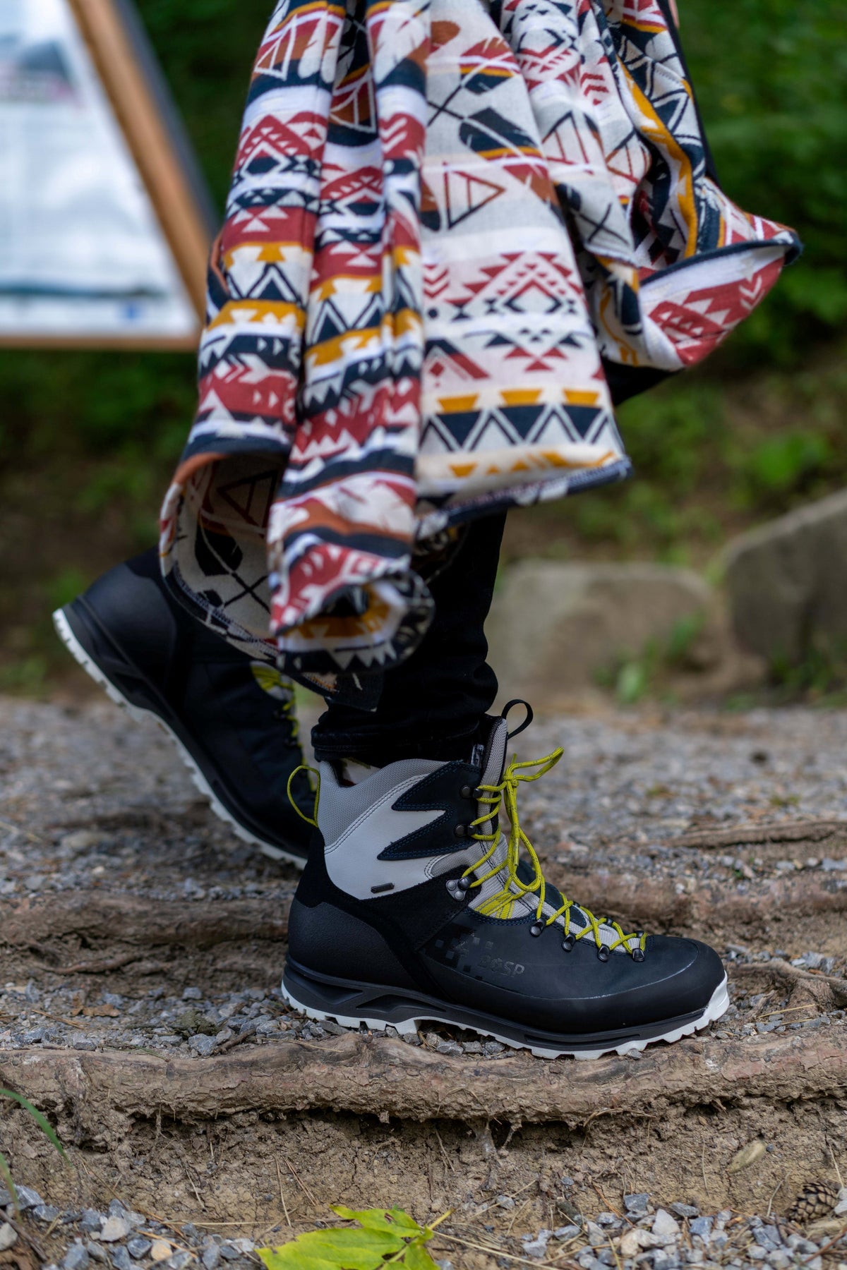 Turistická obuv Karpat Sport Denim – v reálnom prostredí 11