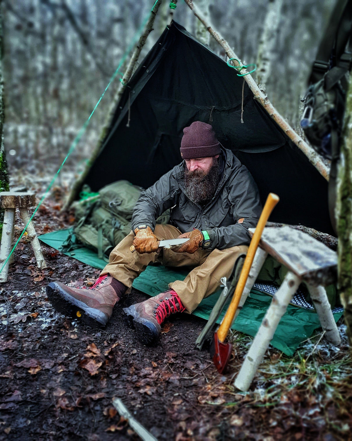 Turistická obuv Squad Grizzly Winter – v reálnom prostredí 3